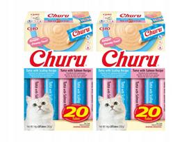 Katės skanėstai INABA Ciao Churu su tunu, 2 x 20 x 14 g