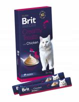 Katėms skanėstai BRIT PREMIUM su vištiena, 6x15 g