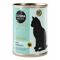 Katėms skirta sriuba Cosma Soup su vištiena ir šparagais, XL 100 g