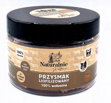 Šunų ir kačių skanėstas, liofilizuota jautiena, 100 % natūralus, 50 g