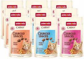 Katėms skanėstų rinkinys Animonda Carny Crunchy Snacks, 9 x 50 g, 3 skonių mišinys