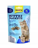 Katinų skanėstai GIMCAT Nutri Pockets su žuvimi ir tunu, 60 g