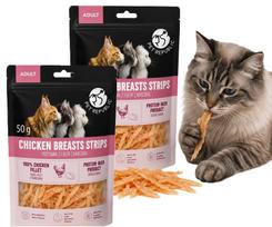 Vištienos filė juostelės katėms PetRepublic, 2 x 50 g