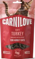 Minkšti šunų skanėstai Carnilove su kalakutiena, 50 g