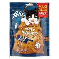 Kačių pašaras FELIX Tasty Nuggets su vištiena ir antiena, 6 x 180 g