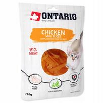 Vištienos skanėstai katėms ONTARIO Mini Chicken Slices, 50 g