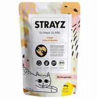 Kačių užkandis „Strayz Bio“ su vištiena sultinyje, 40 g