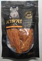 Šunų skanėstai Activ Pet, vištienos filė dideliems šunims, 100 g