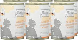 Šlapias katės pašaras be grūdų MjAMjAM su vištiena ir morkomis, 6 x 400 g