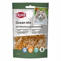 Vištienos krūtinėlės užkandis su katžole TRIXIE Ocean Mix, 50 g