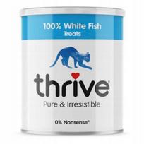 Konservuotas baltosios žuvies pašaras katėms Thrive, 110 g
