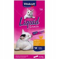 Skystas kačių skanėstas Vitakraft, vištiena, 6 x 15 g