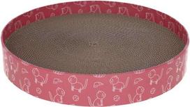 Katėms skirtas apvalus kartoninis guolis-draskyklė KERBL, 34 cm