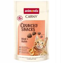 Katės skanėstai ANIMONDA CARNY Crunchy Snacks su jautiena ir vištiena, 50 g