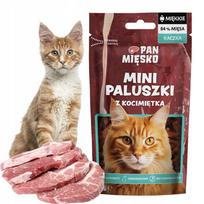 Katinų skanėstai Mr. Meat Mini anties lazdelės su katžole, 50 g