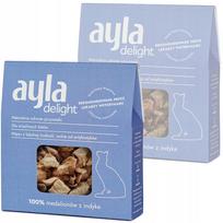 Šaltyje džiovinti vištienos medaliai katėms Ayla Delight, kalakutiena, 2 x 28 g