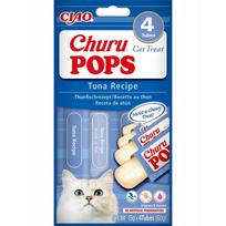 Katėms skirtas INABA Churu Pops tuno želė, 4 x 15 g