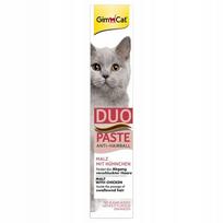 Pašaras katėms GIMCAT Duo-Paste nuo plaukų kamuoliukų su vištiena, 50 g