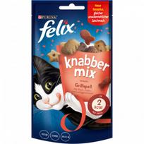 Kačių skanėstas Felix KNABBER Mix GRILL, 60 g