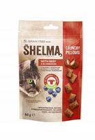 Kramtukai katėms SHELMA su jautiena ir mėlynėmis, 60 g