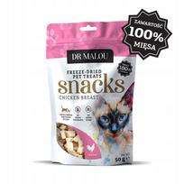 Liofilizuota vištienos krūtinėlė katėms Dr.Malou, 50 g