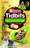 Katėms skirtas skanėstas Inaba Churu Tidbits vištiena ir dashi, 3 x 12 g