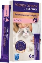 Raminantys lašišų skanėstai katėms FELIWAY HAPPY SNACK, 6 x 15 g