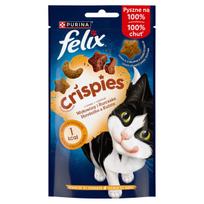 Kramtomosios kačių skanėstai FELIX Crispies su jautiena ir vištiena, 45 g