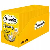 Kreminiai užkandžiai katėms DREAMIES su sūriu, 44 x 10 g (440 g)