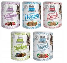 Kačių skanėstai BRIT CARE, įvairių skonių, 5 x 100 g