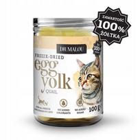 Liofilizuoti putpelių tryniai katėms ir šunims DrMalou, 100 g