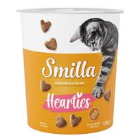 Traškučiai katėms Smilla Hearties su lašiša ir taurinu, 125 g