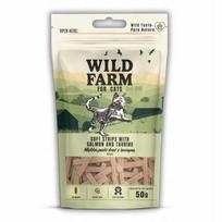 Katės skanėstai Wild Farm su lašiša ir taurinu, 50 g