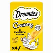 Kreminės DREAMIES katėms su sūriu, 4 x 10 g (40 g)