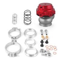 Dynoracing 44mm Išorinis Turbinos Wastegate su Flanšu Aparatūra, V-Band Flanšu ir 14PSI Spyruokle raudona