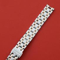 12MM 14MM TISSOT BELLISSIMA SMALL LADY serijai T126010A T126010 T126207A Nerūdijančio plieno laikrodžio apyrankė dirželis apyrankė T126 12MM sidabras/rožinio aukso spalvos