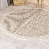 Svetainės apvalus kilimas Miegamojo kėdės kilimėlis Kavos staliukas Sofa Kėdė Grindų kilimėlis Kilimas prie lovos 80cm diameter