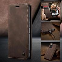 Matinis odinis dėklas Xiaomi Mi 9T 10T 11T 12T Pro Lite 5G Redmi Note 8 9s 10 11 11S 12 Pro piniginės atlenkiamas dėklas Poco X5 F3 M3 Pro Redmi Note 11 (11S) kava