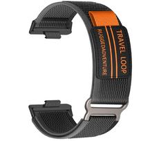 Nailono dirželis Huawei Watch Fit 4 Pro juostai Sportinis Vyrams Moterims Pakeičiama apyrankė Huawei Fit 3 Fit 4 Kelionės kilpa Correa Aksesuarai Huawei Fit 3 &Black pilka