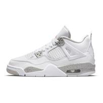 Air Jordan 4 Retro GS White Oreo Vaikiški sportbačiai Tech-Grey Black Fire-Red DJ4699-100 35.5 white