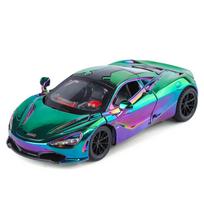 Simuliacija 1/32 McLaren 720S Super Sport Automobilio Modelis Lydinio Diecast Žaislinė Transporto Priemonė Vaikams Berniukui Gimtadienio Dovana Garsas Šviesa Namų Dekoras Miniatiūra violetinė