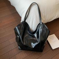 Lazy wind large-capacity tote bag autumn new commuter underarm bag retro wind solid color shoulder bag juoda