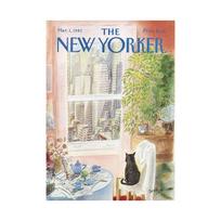 The New Yorker žurnalo plakatas Šiaurės gėlė Miesto katė Drobės tapybos spaudiniai Sienos meno paveikslai svetainei Namų dekoras Be rėmo 30x40cm