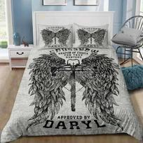 The Walking Dead Daryl Dixon Sparnų Ženklas Patalynės Komplektas Miegamojo Minkštos Modernios Antklodės Patogus Antklodės Užvalkalas Užvalkalas Pagalvės Užvalkalas AU Single 140x210cm