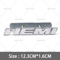 Metaliniai 3D Hemi Automobilio Lipdukai Grotelių Emblema Ženklelis Galinės Bagažinės Lipdukas Charger SRT SXT Durango Caliber Journey Caravan Ram Viper gray