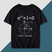 Asmenybės Drabužiai Fizikinė Chemija Matematika Eilerio Furjė Formulė Spausdinti Marškinėliai Viršus Viskas Vyriškas Marškinėlis 4XL black