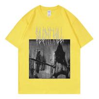Silent Hill 2 Game Graphic T Shirts Men Women Gothic Vintage Short Sleeve T-shirt High Quality Fashion Oversized Cotton T-shirts L geltona