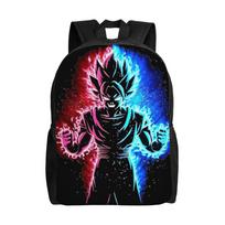 Dragon Ball Black Goku Kuprinė Vyrams Moterims Madinga Vidurinės Mokyklos Darbo Dienos Kuprinė Nešiojamo Kompiuterio Peties Krepšys Lauko One Size blue