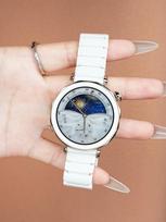 18mm 20 22mm Išmaniajai laikrodžio apyrankei Huawei watch 4/GT 5 Pro/4/3 Pro Baltas keramikos laikrodis GT4 pro vyrams moterims Laikrodžio dirželis 41 42mm 46mm Huawei GT5pro 42mm white