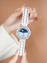 18mm 20 22mm Išmaniajai laikrodžio apyrankei Huawei watch 4/GT 5 Pro/4/3 Pro Baltas keramikos laikrodis GT4 pro vyrams moterims Laikrodžio dirželis 41 42mm 46mm huawei gt3 pro 43mm white
